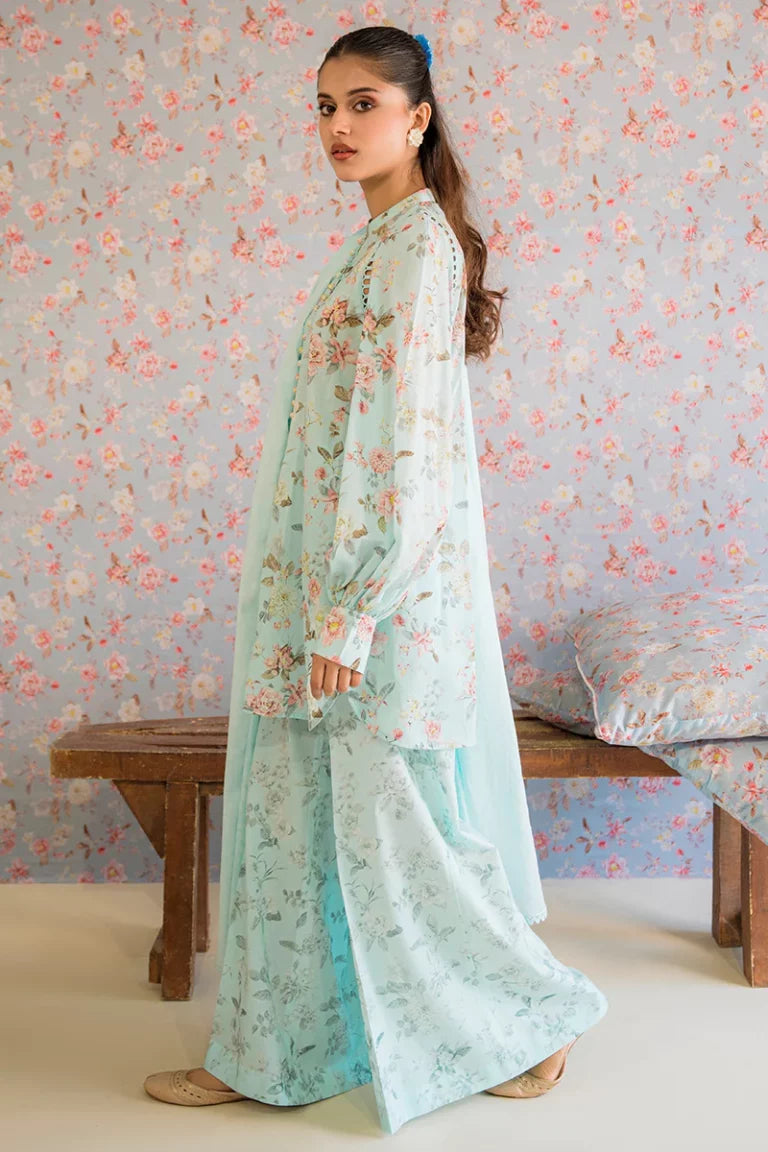 Petals & Prints by Cross Stitch | FLORAL HEAVEN-3PC PRINTED LAWN SUIT
