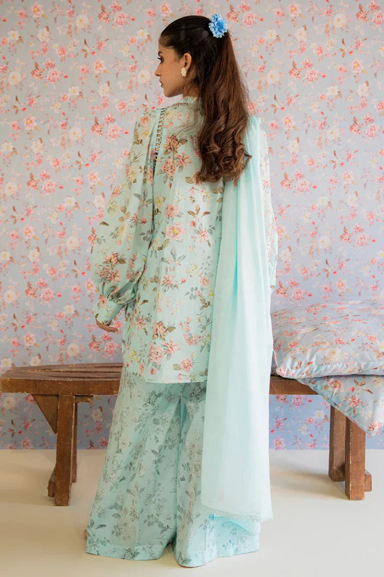 Petals & Prints by Cross Stitch | FLORAL HEAVEN-3PC PRINTED LAWN SUIT