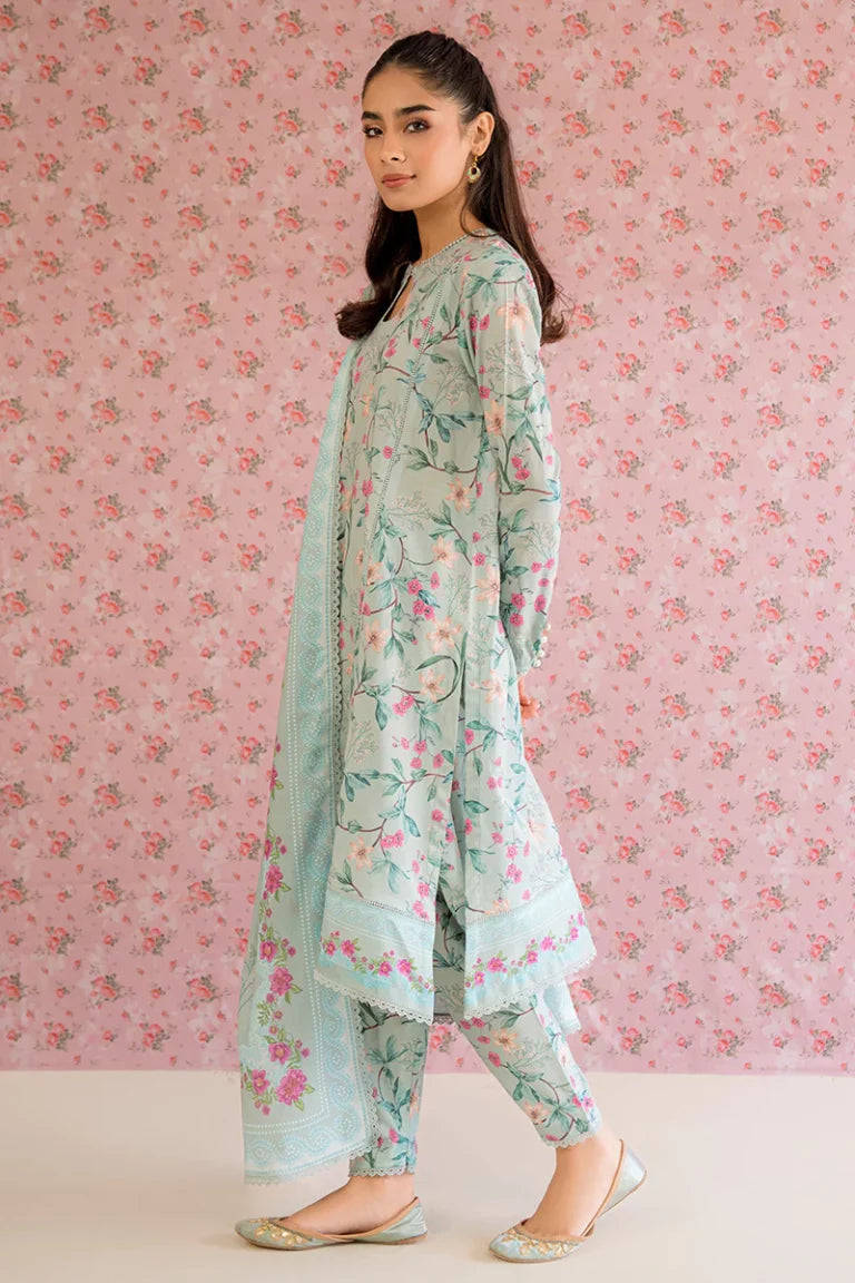 Petals & Prints by Cross Stitch | FLORAL HEAVEN-3PC PRINTED LAWN SUIT