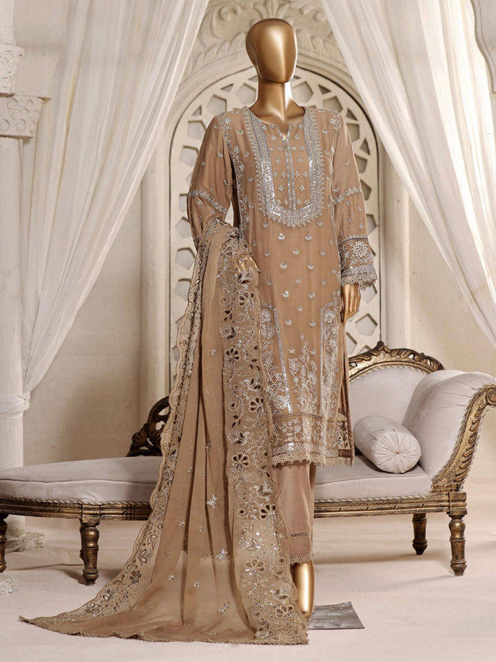 Sadabahar "Afsanay" Luxury Embroidered Chiffon 3-Piece Suit - SADAF01