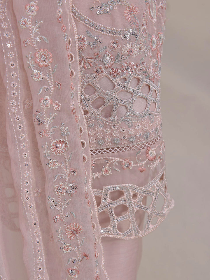 Sadabahar "Afsanay" Luxury Embroidered Chiffon 3-Piece Suit - SADAF02