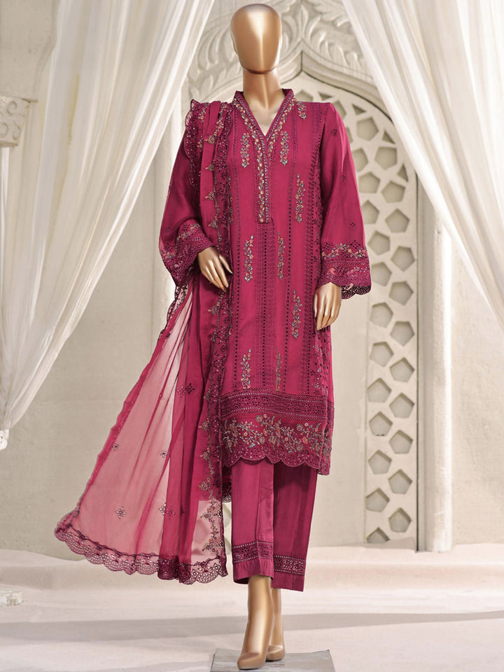 Sadabahar "Afsanay" Luxury Embroidered Chiffon 3-Piece Suit - SADAF03