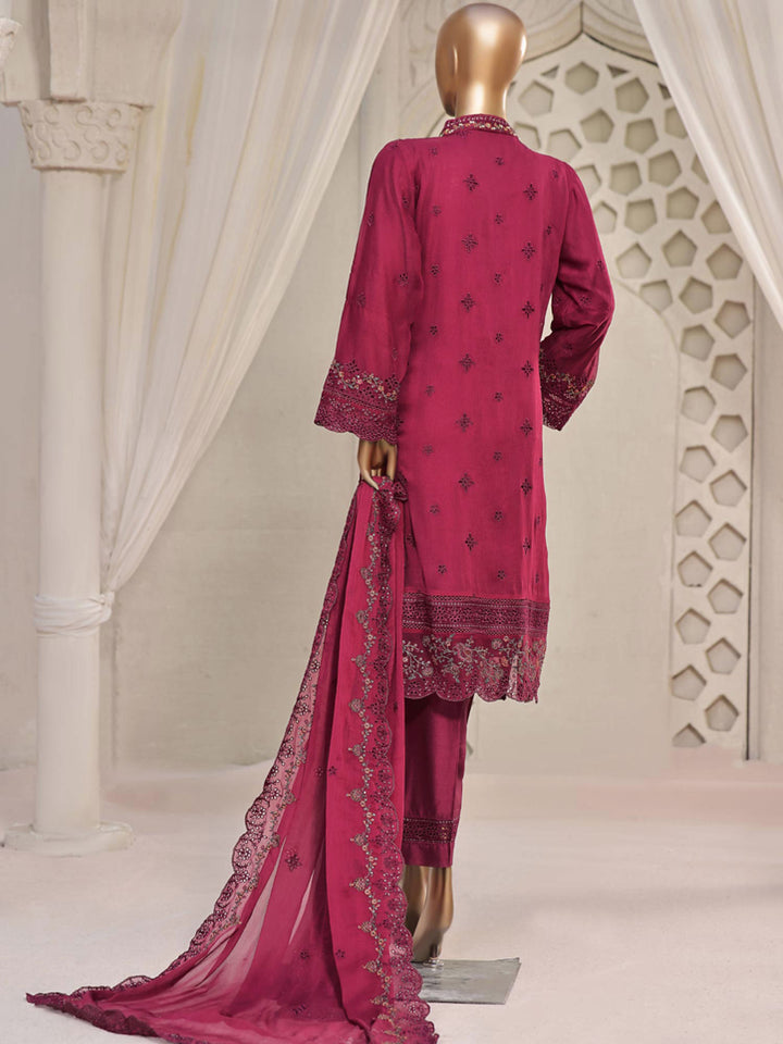Sadabahar "Afsanay" Luxury Embroidered Chiffon 3-Piece Suit - SADAF03