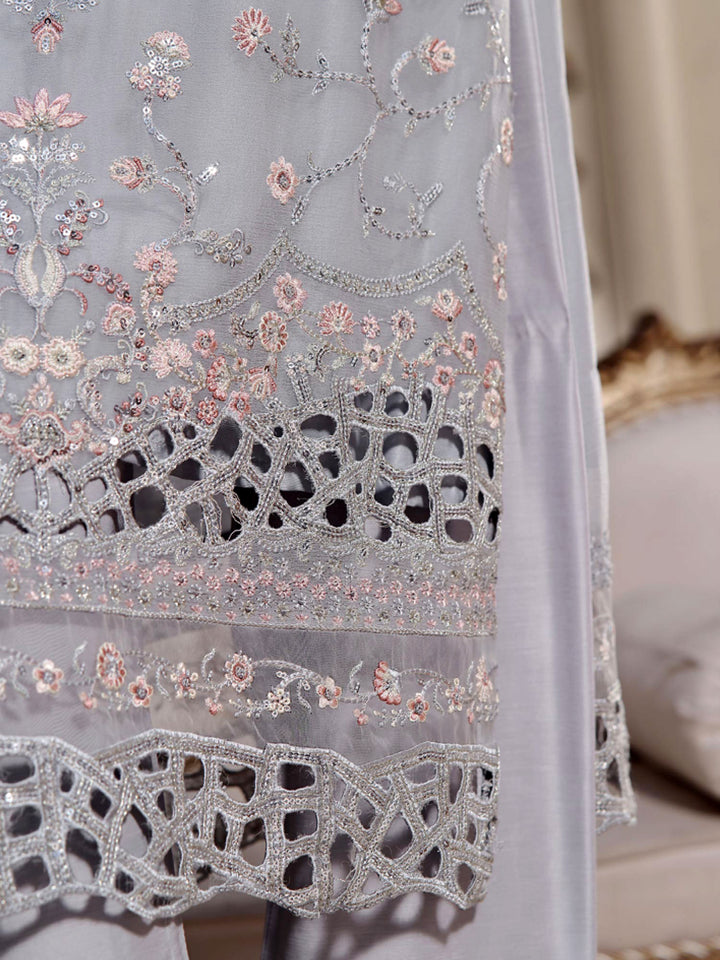 Sadabahar "Afsanay" Luxury Embroidered Chiffon 3-Piece Suit - SADAF06
