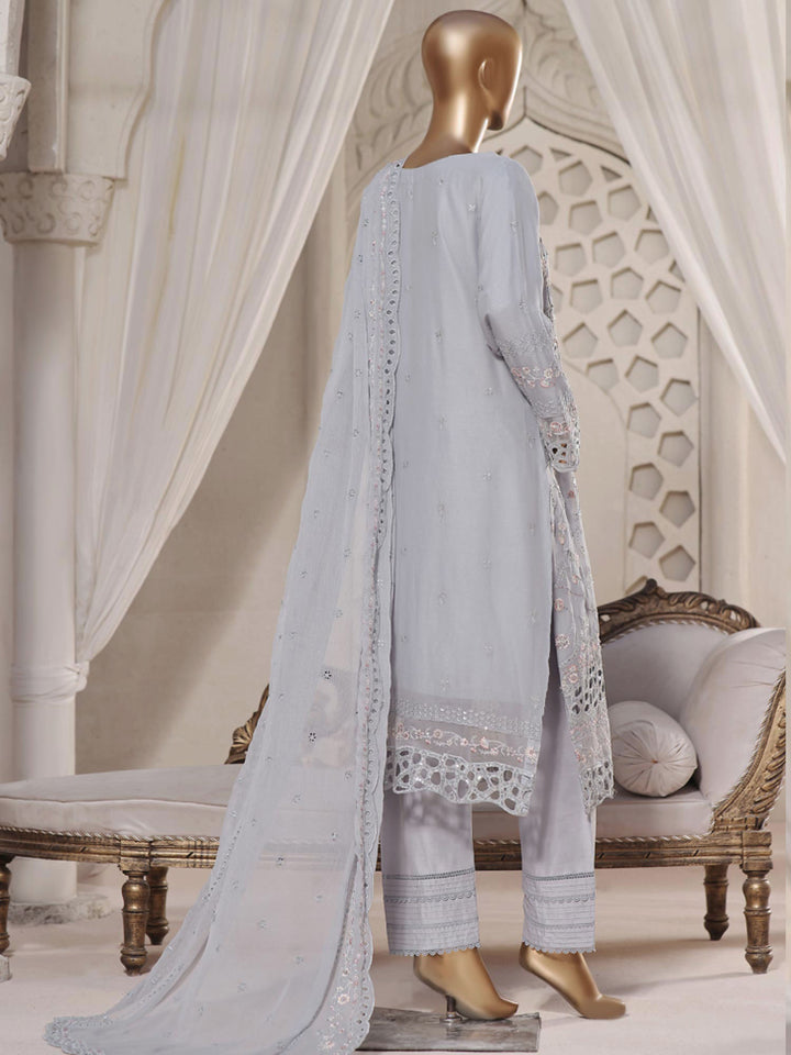 Sadabahar "Afsanay" Luxury Embroidered Chiffon 3-Piece Suit - SADAF06