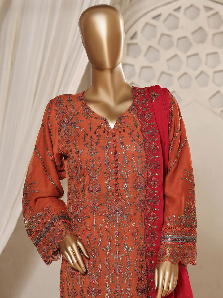 Sadabahar "Afsanay" Luxury Embroidered Chiffon 3-Piece Suit - SADAF04