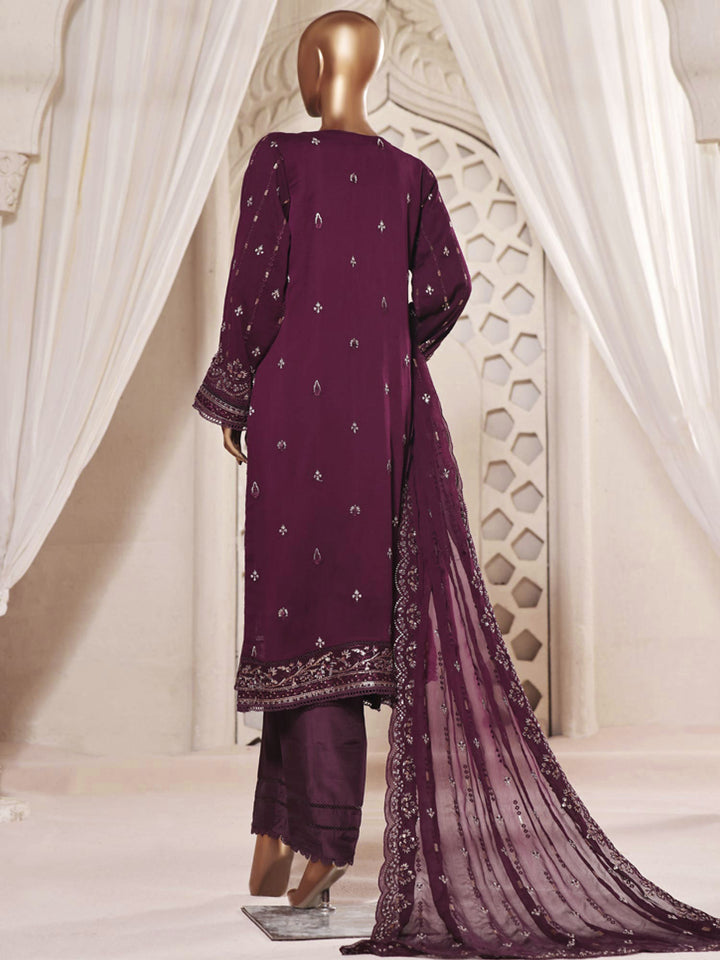 Sadabahar "Afsanay" Luxury Embroidered Chiffon 3-Piece Suit - SADAF07