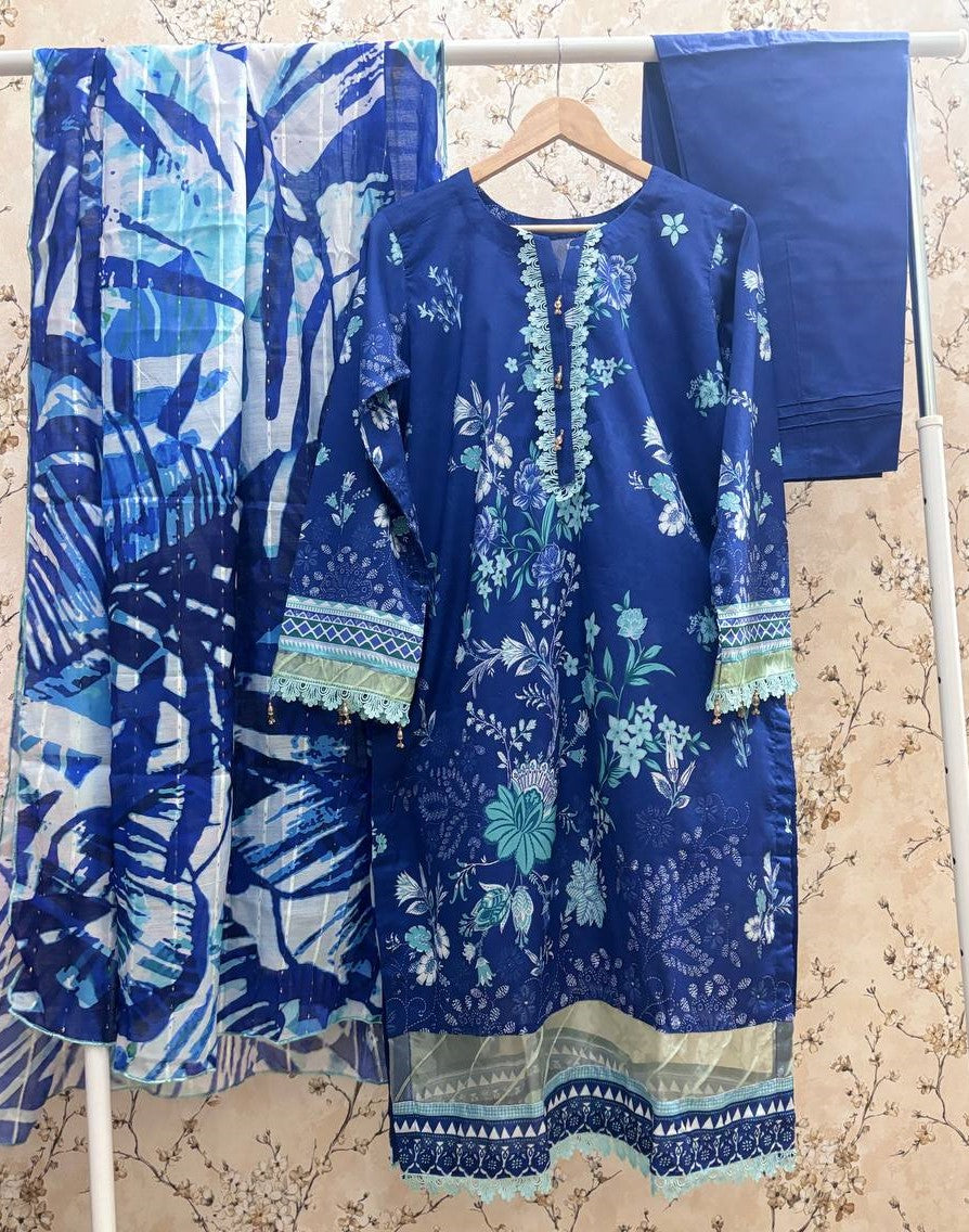 PAIROZ BY GULJEE PRINTED LAWN COLLECTION - PG01