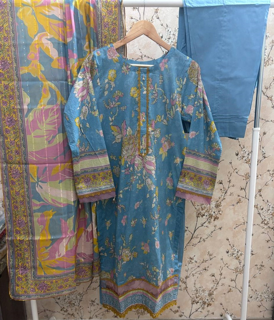 PAIROZ BY GULJEE PRINTED LAWN COLLECTION - PG06