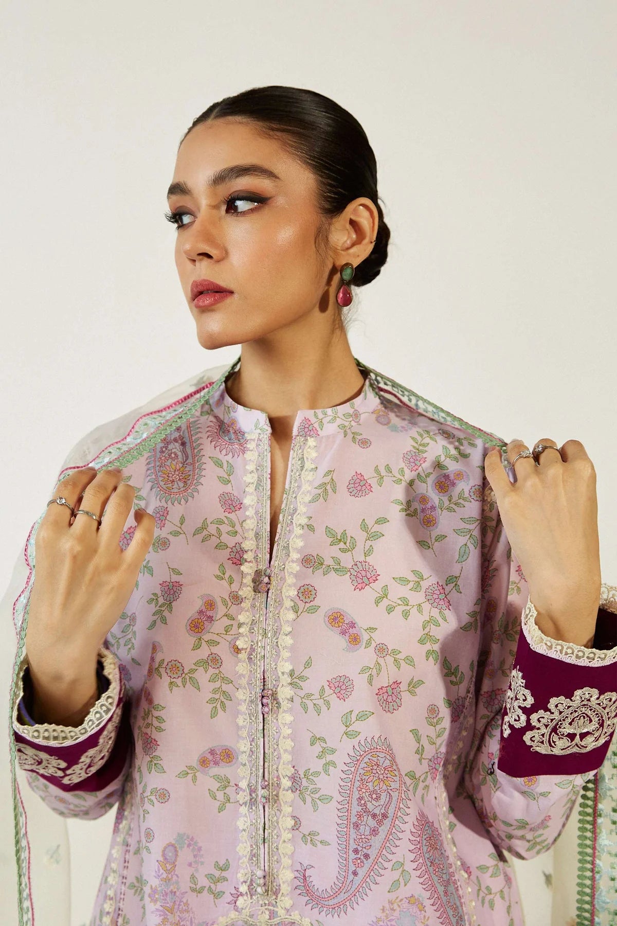 Zara Shahjahan Coco lawn volume II -ZCE23-3A