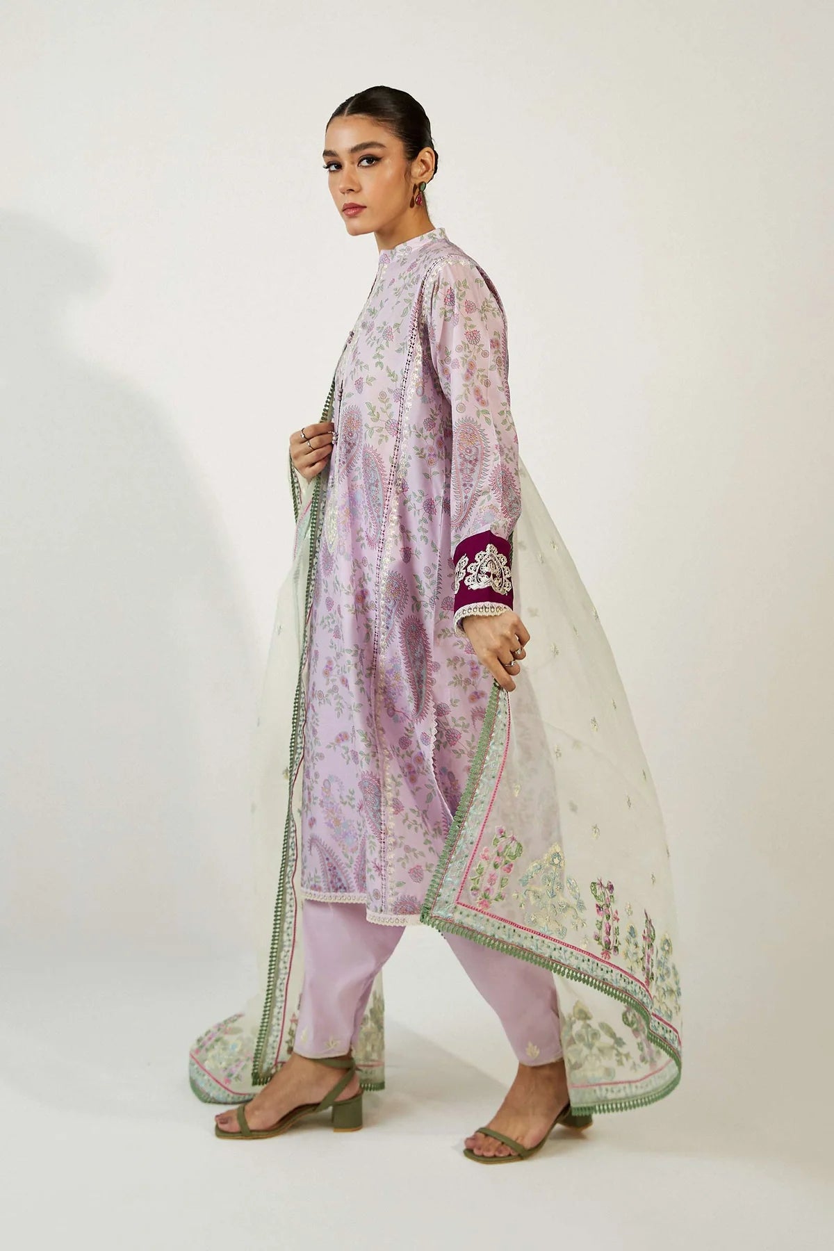 Zara Shahjahan Coco lawn volume II -ZCE23-3A
