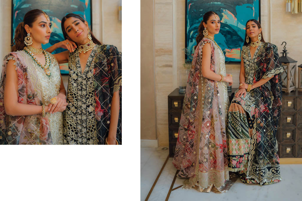 Crimson X Saira Shakira Wedding Collection - A Cutwork Affair