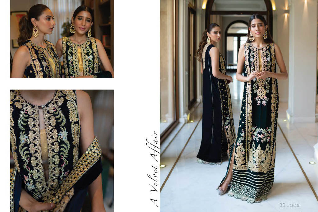 Crimson X Saira Shakira Wedding Collection - A Velvet Affair