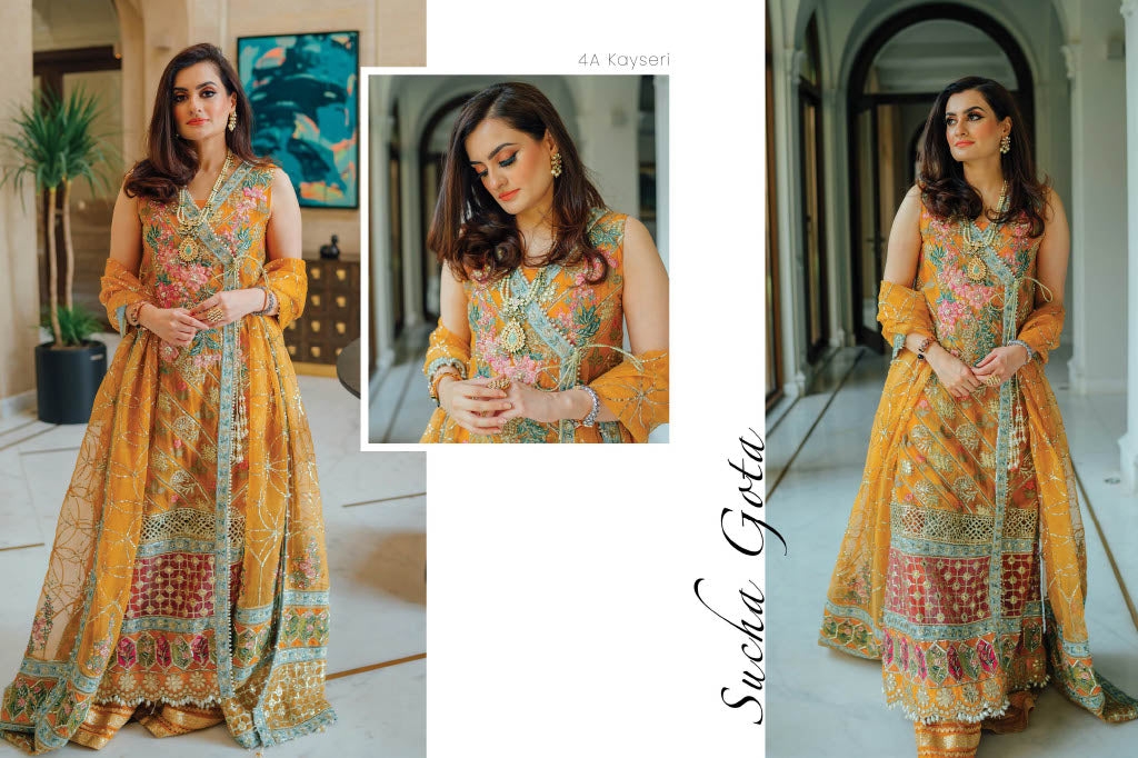 Crimson X Saira Shakira Wedding Collection- Sucha Gota