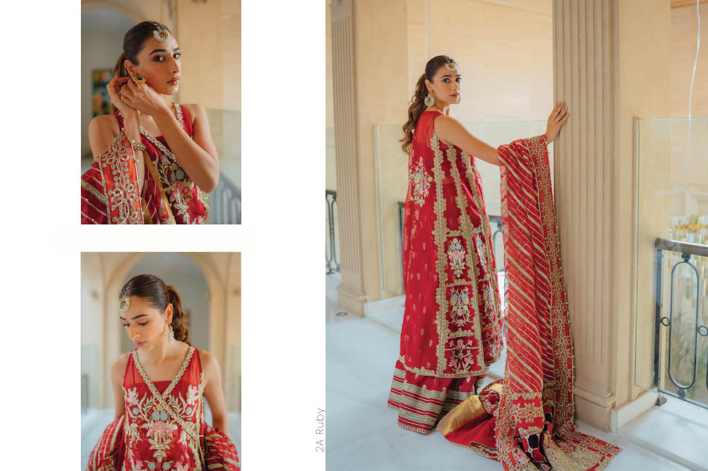 Crimson X Saira Shakira Wedding Collection - 2A Ruby