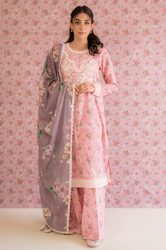 Petals & Prints by Cross Stitch | ROSE GLEAM-3PC PRINTED LAWN SUIT