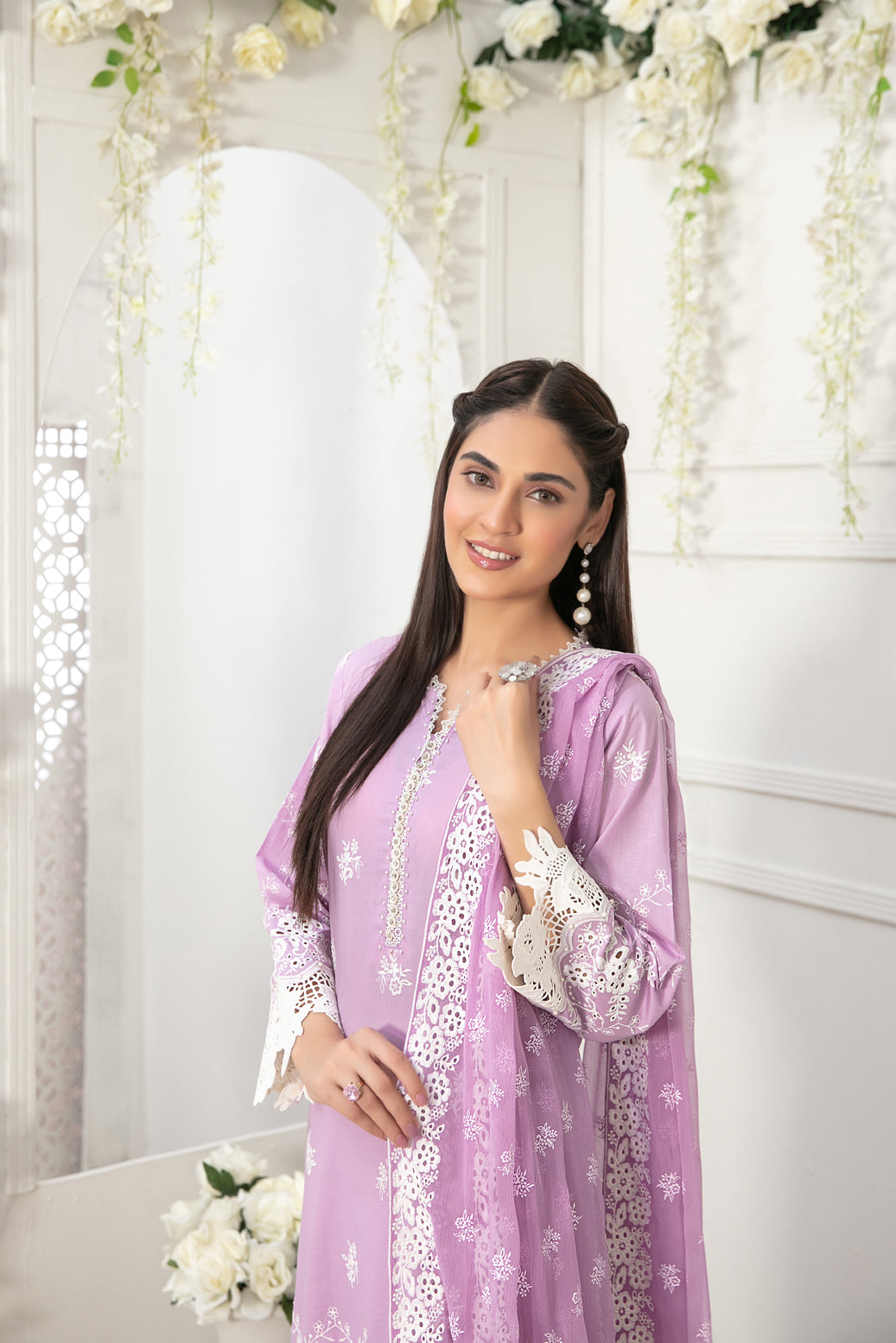 GARDENIA LAWN EMBROIDERED SEMI-STITCHED 3PC BY TAWAKKAL-D-8969