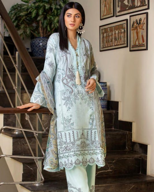 Bamber Chiffon Print Dupatta - 01