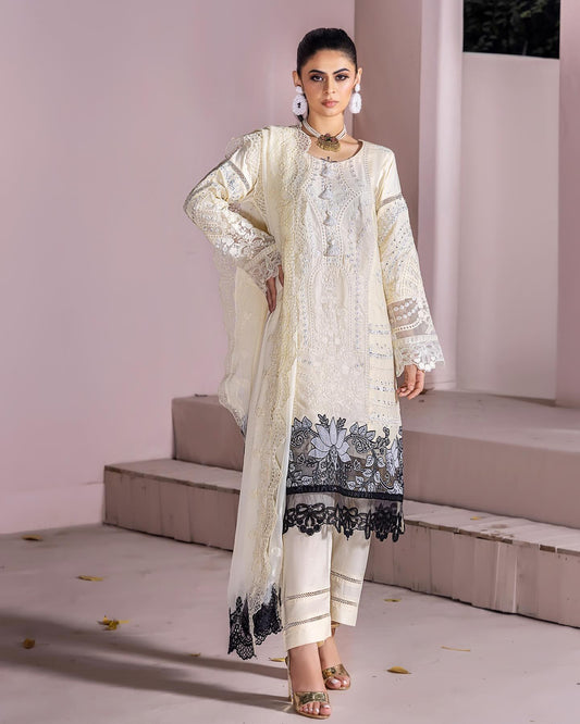 WINTER LINEN BY MUNIRA DESIGNER LATEST 2023 COLLECTION - WL05