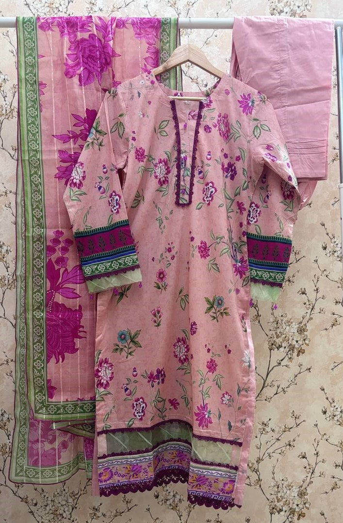 PAIROZ BY GULJEE PRINTED LAWN COLLECTION - PG09