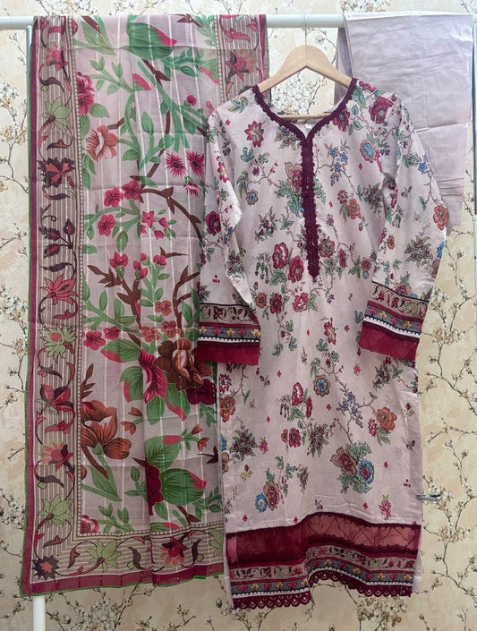 PAIROZ BY GULJEE PRINTED LAWN COLLECTION - PG12