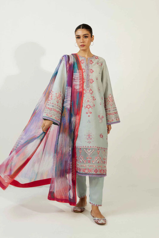 Zara Shahjahan Coco lawn volume II -ZCE23-7B