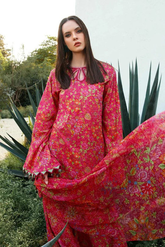 MARIA. B Lawn M Basics Unstitched | Pink MB-110-B